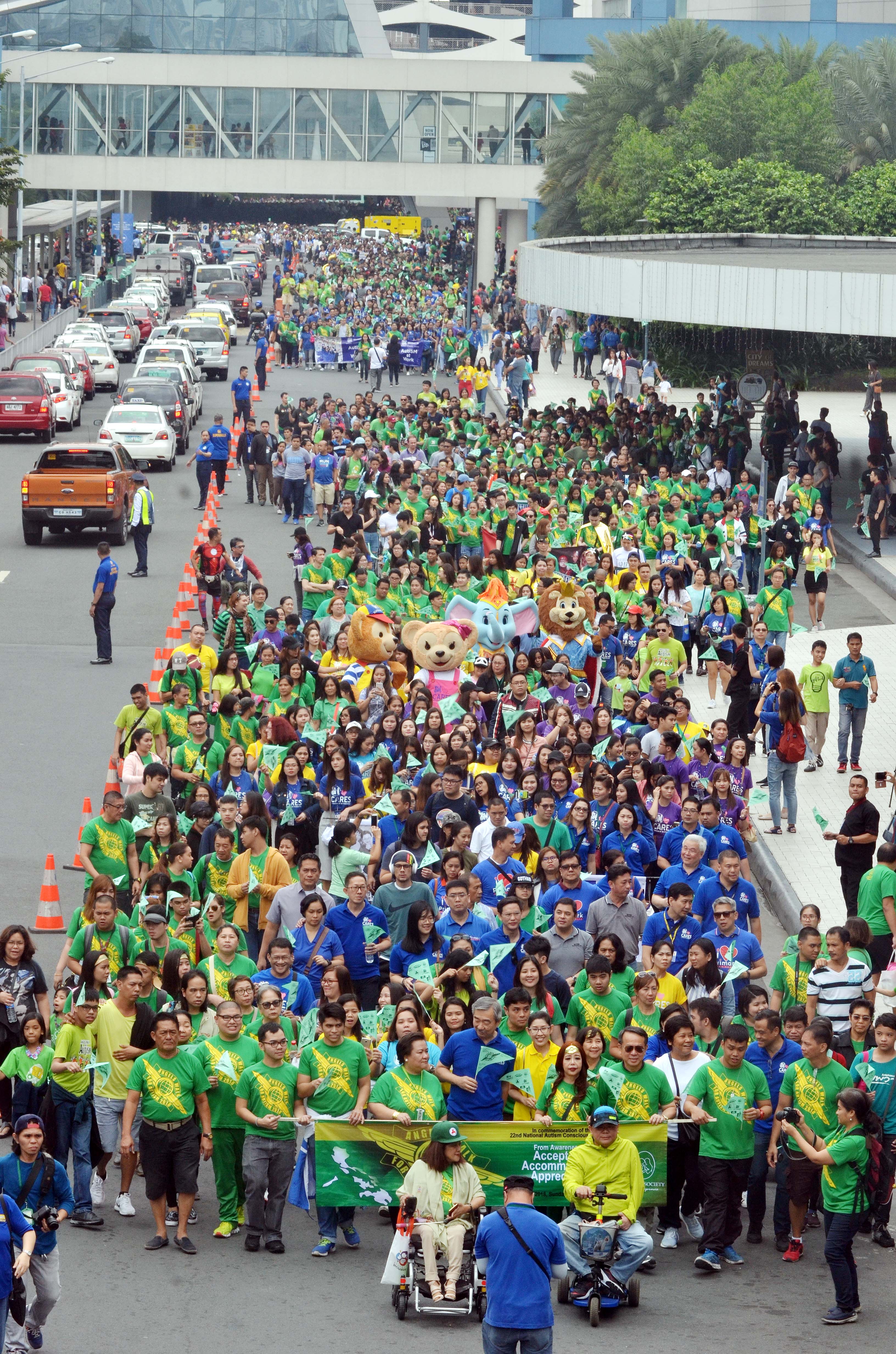 Angels walk for Autism 2018 Photos Philippine News Agency